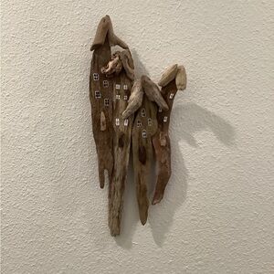 Driftwood Art,  Driftwood Houses , Driftwood Beach Art, Coastal Art